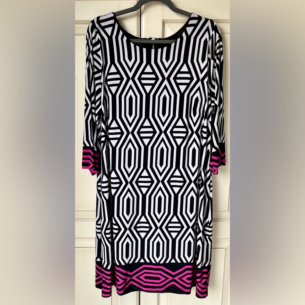 🍇 Beautiful INC multi print dress. L/XL. NWOT.